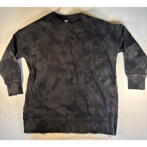 Old Navy Tie Dye Sweatshirt Women’s XS Petite Pullover Crewneck Gray